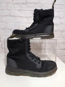 Stivali Dr. Martens Docs Doc Martens Combs J Combat Rebel neri unisex taglia 2 bambini - Foto 1 di 11