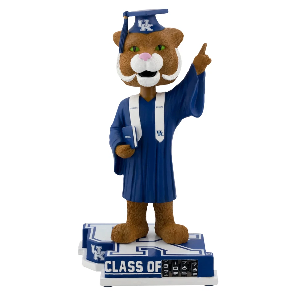 Kentucky Wildcats Graduation Mascot Bobblehead - Numbered to 3,000 NEW! - Image 1 of 1