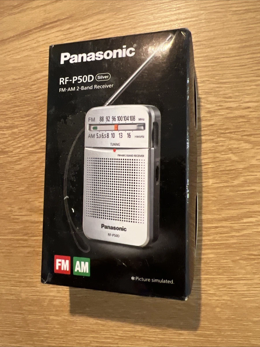Panasonic Pocket Portable AM/FM Radios with Headphone Jack for