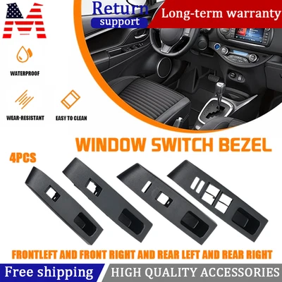 Power Window Panel Switch Bezel Control Cover For 2012-2014 Toyota Yaris 4-Door Foto 1 de 4