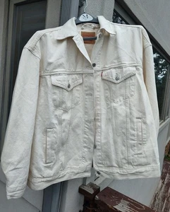Levi's Damen Ex-Boyfriend Trucker Jeansjacke - (creme) 1X, einmal getragen - Bild 1 von 12