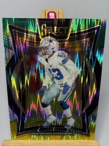 DEMARVION OVERSHOWN 2024 Panini Select Concourse GREEN & YELLOW SHOCK PRIZM #48 - Picture 1 of 6