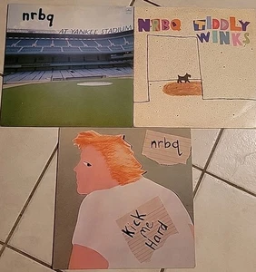 NRBQ Tiddly Winks KICK ME HARDw YANKEE Stadium Rounder Records Red Rooster ORIG - Picture 1 of 21