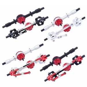 Kit Aggiornamento Assale Anteriore + Posteriore in Metallo per WPL C14 C24 B14 B24 B16 B36 1/16 RC Auto - Foto 1 di 16