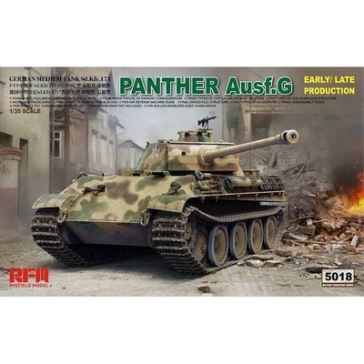 Modellino Carro Panther Ausf.g Early/Late Produzioni RYE FIELD MODEL 5018 1:3 - Immagine 1 di 4