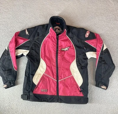 Chaqueta Castle X Juvenil Grande Rosa Negro Blanco Ropa de Carrera Switch Moto de Nieve Invierno Foto 1 de 4