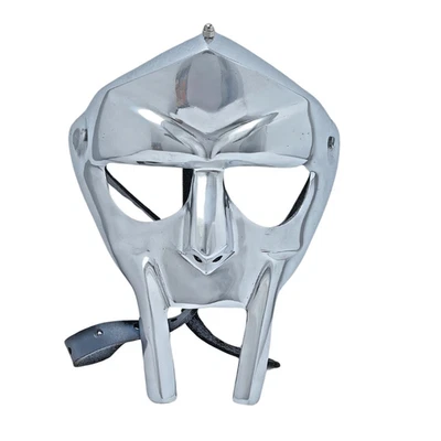 Medieval Knight Face Mask Armor Replica – Steel Gladiator Cosplay LARP Costume. - Image 1 of 4