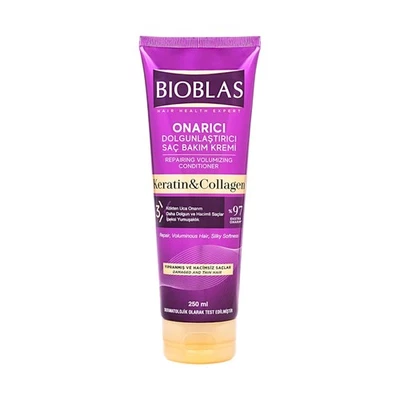 BIOBLAS Collagen & Keratin Conditioner 250ml – Volumen & Pflege bei Haarausfall