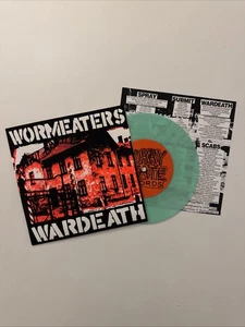 NEW 7" 45 * WORMEATERS * WARDEATH * LTD JADE COLORED VINYL - Picture 1 of 4