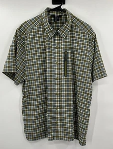 5.11 Tactical Hemd Herren XL grün & blau kariert Knopfleiste Kurzarm Hemd - Bild 1 von 9