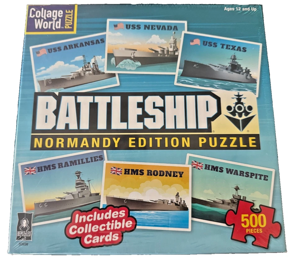 SELLADO Acorazado Edición Normandía Rompecabezas Collage Mundo 500 Piezas Foto 1 de 1