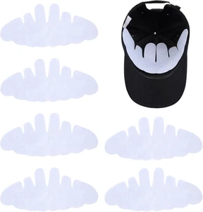 6 Pezzi Inserti Cappellini Baseball Shapers Tessuto Poliestere Flessibile Lavabile... - Foto 1 di 7