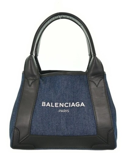 Borsa a mano donna Balenciaga blu navy usata abbigliamento s mano