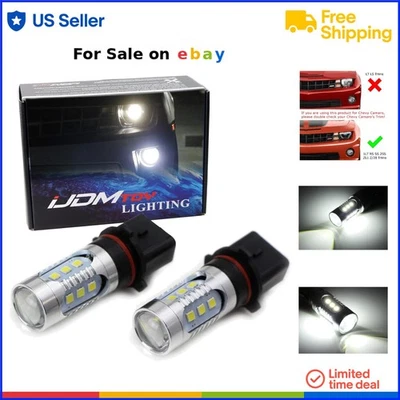 Xenon White LED Bulbs 15-SMD Replacement for Automotive Exterior Use - Image 1 of 4