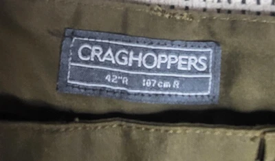 Craghoppers Pants Mens 42 Nosi Defence Stretch Outdoor Hiking 107cm Regular New - Image 1 of 4