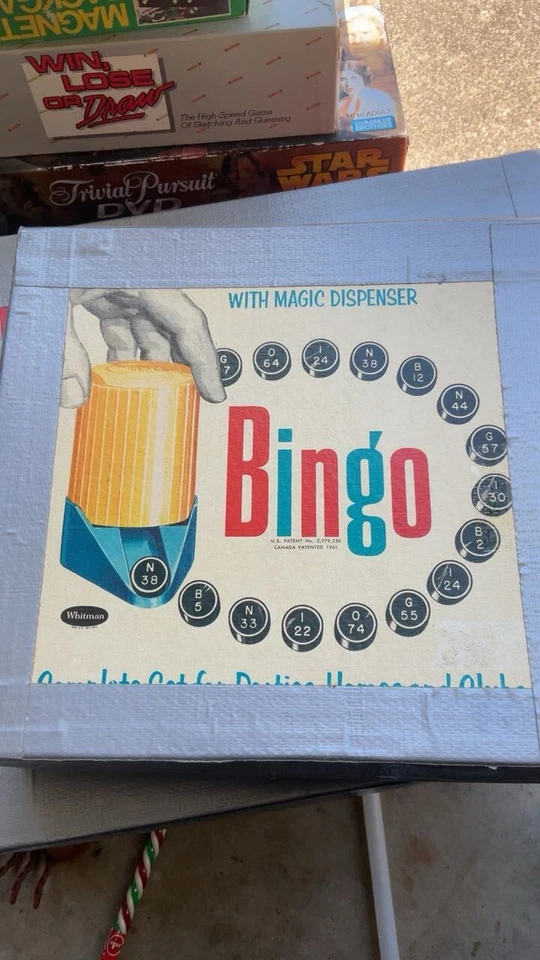 Vintage 1957 Deluxe Bingo Set With Magic Dispenser Whitman Publishing - Image 1 of 1