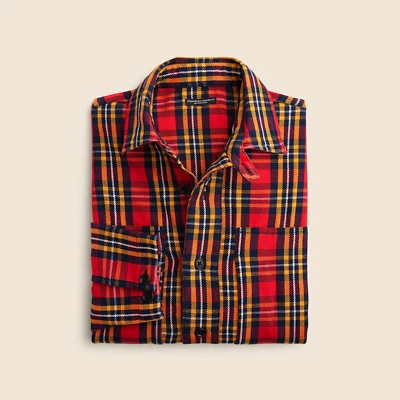 Engineered Garments X J.Crew Relaxed Twill Utility Shirt, Plaid, Ltd-edition, M - Image 1 of 4