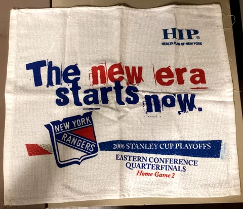 NEW YORK RANGERS - 2006 Eastern Conference Quarterfinals Home Game 2 Rally Towel Cover