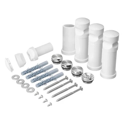 MEYKOERS Badheizkörper Halterung Befestigung Satz Montagematerial Aufhängung Heizkörper