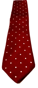 Club Room Red Polka Dot Tie Perfect Gift For Men. - Picture 1 of 3