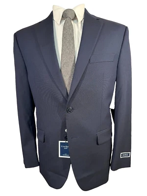 Nuevo Abrigo Blazer Chaqueta CLUB ROOM Para Hombres Azul Marino Calce Atlético TALLA 40S Foto 1 de 4