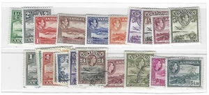 ANTIGUA 1938-1957 S.G. 98-107 POSTFRISCH FALZLOS S.G. 121-134 GEBRAUCHT - Bild 1 von 2