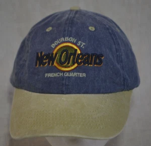 New Orleans Bourbon Street Hat Cap French Quarter Adjustable by Raw Ma - Picture 1 of 11