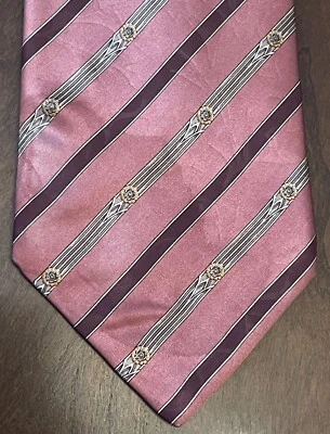 Corbata de cuello Lanvin Paris 100 % seda para hombre hecha en Francia Foto 1 de 4