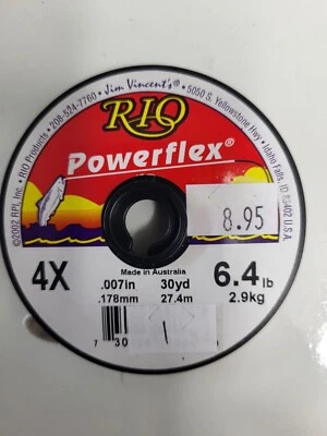 Rio Powerflex     " Clear "    4X , 6.4 LB , 30 yd - Image 1 of 2
