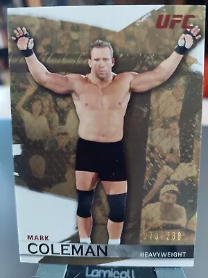 Mark Coleman #2 2010 Topps UFC Knockout Gold #273/288 - Image 1 of 2