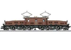 Märklin 55683 Gauge 1 E-Lok Crocodile Braun Mfx Digital Sound Metal Like New Ob - Picture 1 of 1