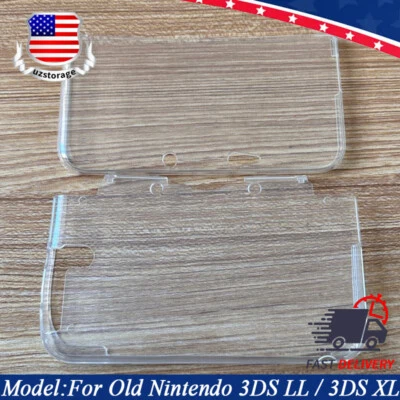 TPU Silicone Crystal Protective Cover Soft Case For Old Nintendo 3DS LL / 3DS XL - Image 1 of 4