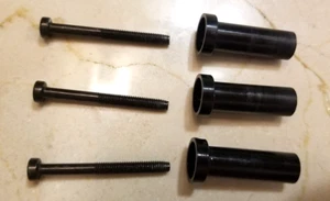 BMW E38 740iL 750iL OEM Glove Box Latch Spacer Shims and Threaded Screws 1995-01 - Picture 1 of 3
