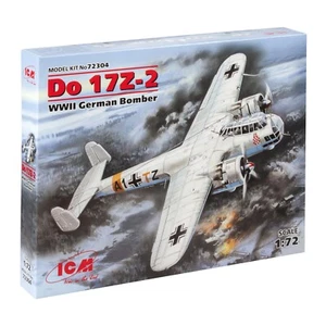 ICM 72304 Plastica model kit aerei scala 1:72 seconda guerra mondiale bombardiere tedesco Do 17Z-2 - Foto 1 di 16