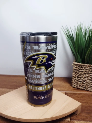 Tervis Edge 20oz Stainless Steel Tumbler - NFL - Baltimore Ravens Cover