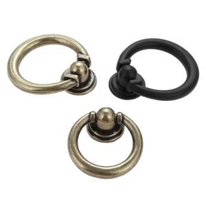 Kitchen Cupboard Pull Ring Vintage Zinc Alloy Cabinet Drawer Door Knob Handle HQ - Picture 1 of 12