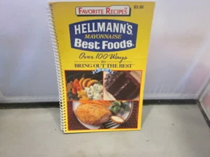 Hellmann's Best Foods Mayonnaise by Favorite Recipes FREE SHIPPING - Picture 1 of 3