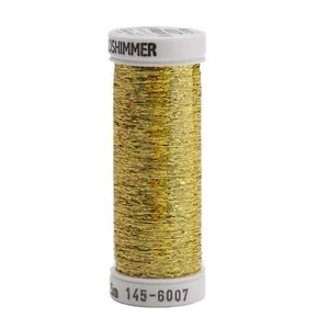 145HS-6007 - Sulky - Holoshimmer Polyester Metallic Thread 250yds Gold - Picture 1 of 1