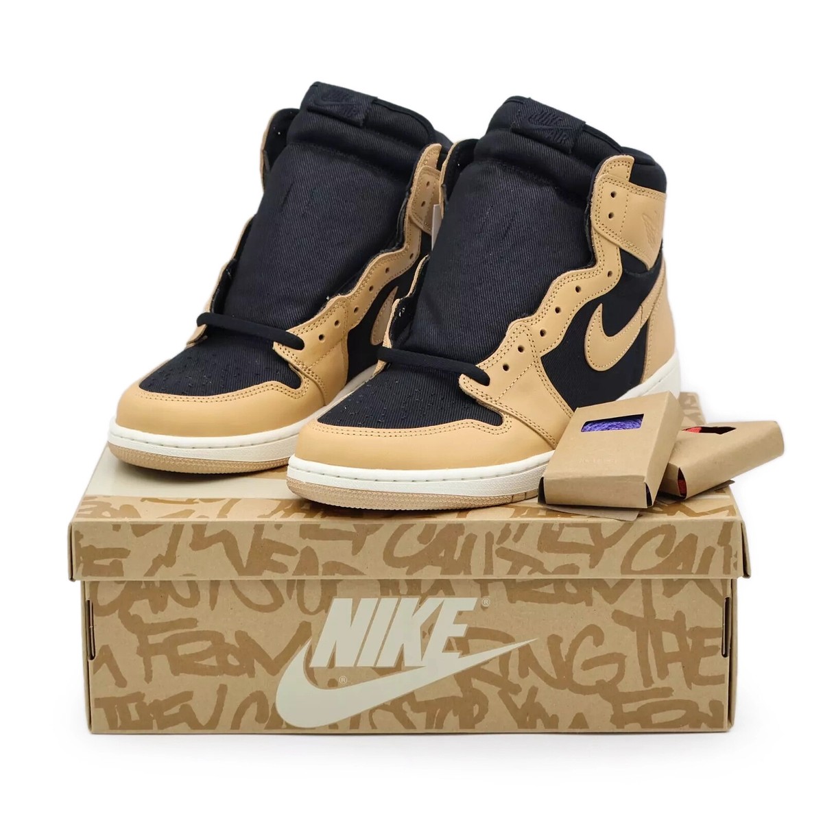 Jordan 1 Retro High Black Vachetta Tan for Sale Jordan 1 Retro High Black Vachetta Tan for Sale