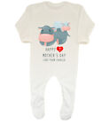 Personalised Happy 1St Mother's Day Cow Baby Grow Sleepsuit Boys Girls
