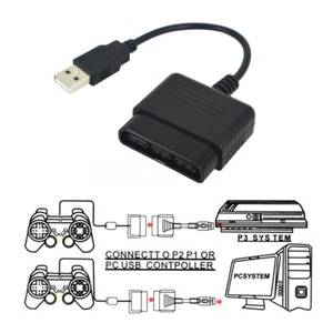 USB Adapter for Playstation 2 PS2 Controller to Playstation 3 PC Converter Cable - Picture 1 of 5