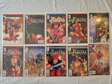 MARVEL COMICS: ELEKTRA #1-9, 23 (2001) - BENDIS AUSTEN - MARVEL KNIGHTS