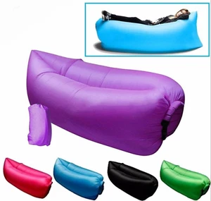 MATERASSO MATERASSINO GONFIABILE AD ARIA LETTO SOFA MARE CAMPEGGIO PORTATILE - Foto 1 di 12