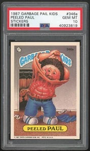 1987 Topps Garbage Pail Kids 9th Series #346a Peeled Paul PSA 10 GEM MINT Os9 - Picture 1 of 2
