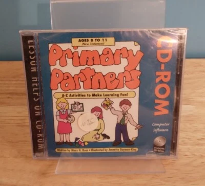 Vintage CD-ROM Primary Partners Ages 8-11 New Testament New Sealed - Image 1 of 4
