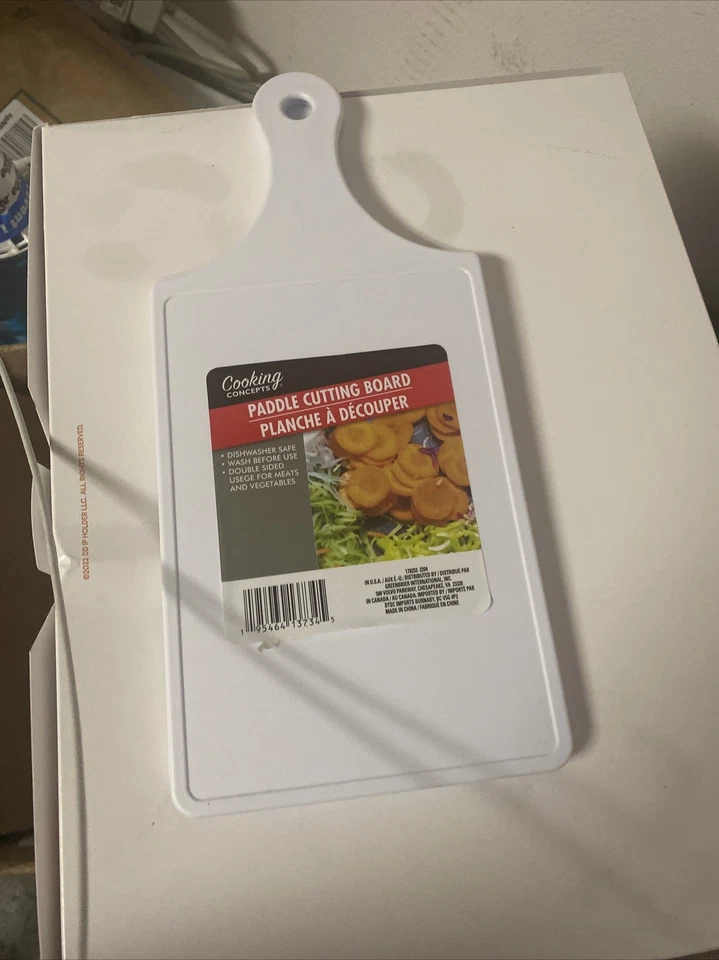 Cooking Concepts Paddle Cutting Board - White -NEW 12.1/8" - Image 1 of 1