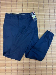 Under Armour Boys Youth Uniform Slim Fit Joggers Size 14 Reg- Glory Blue - Picture 1 of 6