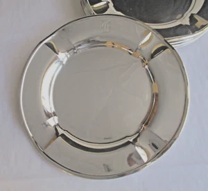 SSMC Guilloche Sterling Silber Zigarren Aschenbecher 6 cm 1920er "B" Monogramm - Bild 1 von 5