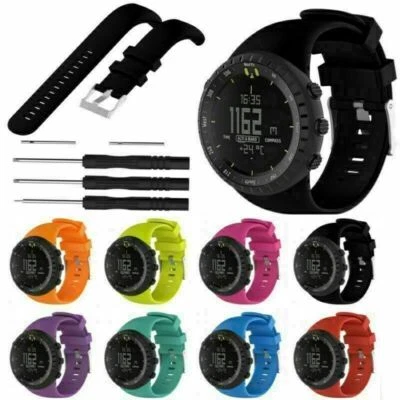 Für SUUNTO CORE All Black SS014279010 Silikon Uhrenarmband Armband Band Strap - Bild 1 von 4