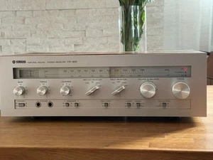 Stereo Receiver Alu Front Yamaha CR-420 Natural Sound Japan 1977-81, 10-40000Hz - Bild 1 von 7